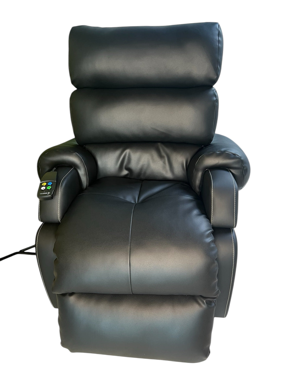 ”COCOON” Dual Motor, hvile og løftestol - Luksus og komfort i Ét. Perfekt seniorstol! - Seniorpleje - Lænestole - INNOV'SA - INNO - CR2M_L44NOIR (PU) - Sort (kunstlæder) - Sædebredde 44 cm -
