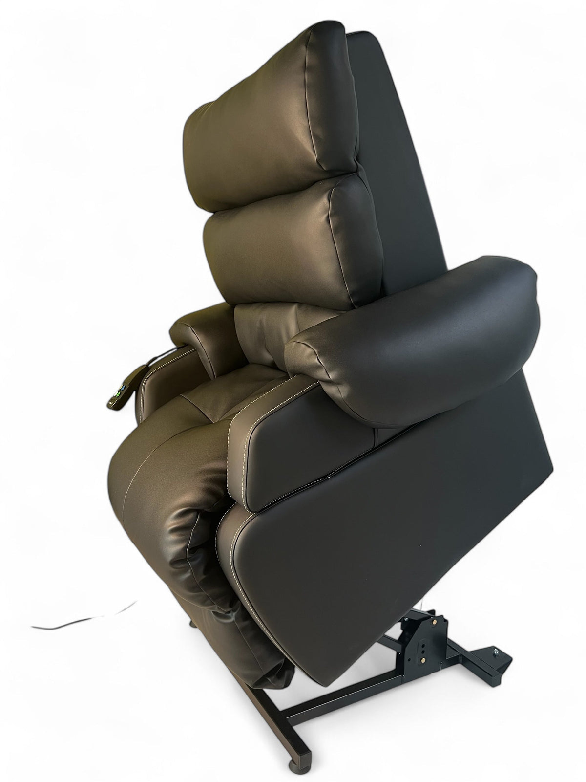 ”COCOON” Dual Motor, hvile og løftestol - Luksus og komfort i Ét. Perfekt seniorstol! - Seniorpleje - Lænestole - INNOV'SA - INNO - CR2M_L44NOIR (PU) - Sort (kunstlæder) - Sædebredde 44 cm -