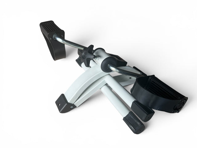 Foldbar digital pedaltræner 2,3 kg. Smart, ultra let og enkel at bruge. HVID - Seniorpleje - Pedaltrænere - MOBIAK - MOK-0803156 - -