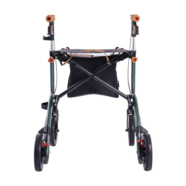Luksus” kulfiber rollator -unikt tysk design og ultra letvægtsrollator. - Seniorpleje - Udendørs rollatorer - Saljol - - Sølv - -
