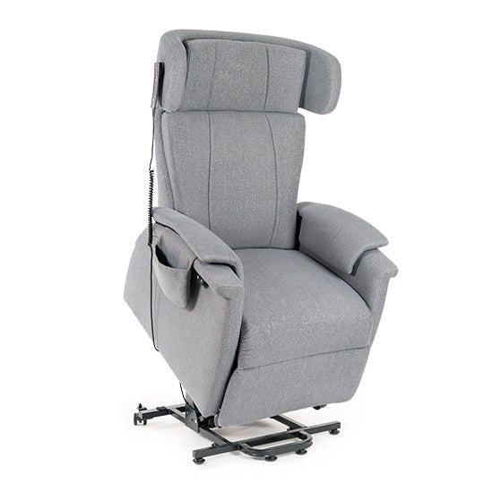 "RELAX" Elektrisk lænestol med hjul & elevation - Ergonomisk & unikt design. NYHED 2025 - Seniorpleje - Lænestole - Saljol - SAJ - RELAXCHAIR - 2 - FAST - GRAFIT (MØRKEGRÅ) -