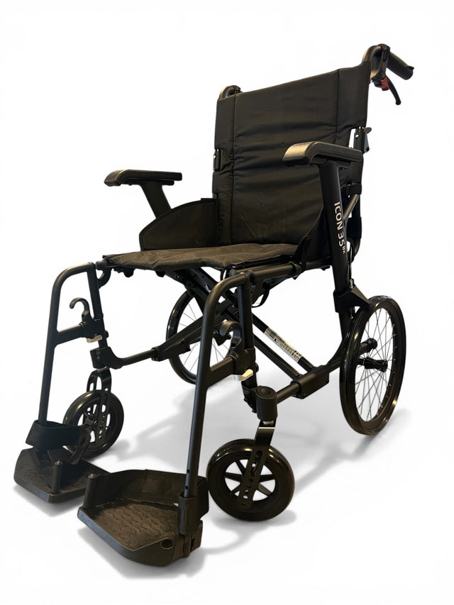 “TRAVEL - LIGHT” ICON35 letvægts rejse - kørestol (8,2 kg). Foldbar & fylder minimalt. - Seniorpleje - Kørestole - Rehasense - RHS-RWB35D4IB0 - - 45 cm -