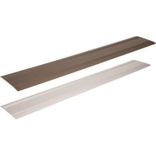 Dørskinne i aluminium, mørk (175 x 900 mm) - Super flot og klassisk dækplade - Seniorpleje - Dørskinner - Mobilex - MBX-307175 - - -