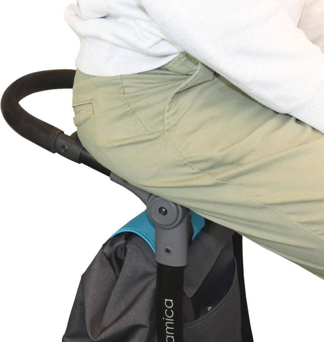 KOALA -Let Indkøbsvogn/ indkøbstaske - Håndtag med indbygget siddeplads. 2 farver - Seniorpleje - Indkøbsvogn - Shopper - Mobilex - MBX-319001(blå) - Blå - -