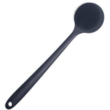 Dubbelsidig badborste i silikon, 37 cm