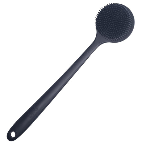Dubbelsidig badborste i silikon, 37 cm