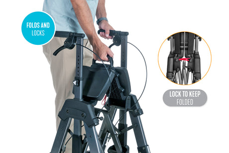 WONDER XXL rollator – max 204 kg