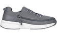 BILLY Limitless Herresko – Ekstra bred & åndbar Sneakers (Grå) - Seniorpleje - Sko & støvler med lynlås - BILLY - BM25179-010(XDR41) -  - 41 (EKSTRA BRED) - 