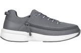BILLY Limitless Herresko – Ekstra bred & åndbar Sneakers (Grå) - Seniorpleje - Sko & støvler med lynlås - BILLY - BM25179-010(XDR41) -  - 41 (EKSTRA BRED) - 