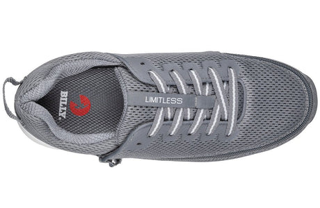 BILLY Limitless Herresko – Ekstra bred & åndbar Sneakers (Grå) - Seniorpleje - Sko & støvler med lynlås - BILLY - BM25179-010(XDR41) -  - 41 (EKSTRA BRED) - 