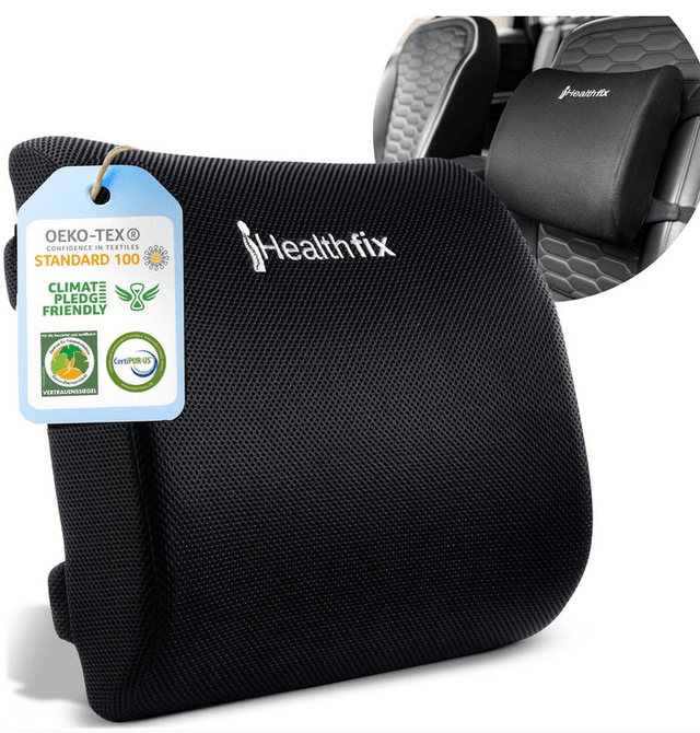 Boost din siddekomfort med ”Relax” Lændepude - Ideel til kontor, bil og hjem! - Seniorpleje - Lændepude - Healthfix GmBh - SPL-Heal03 - - -