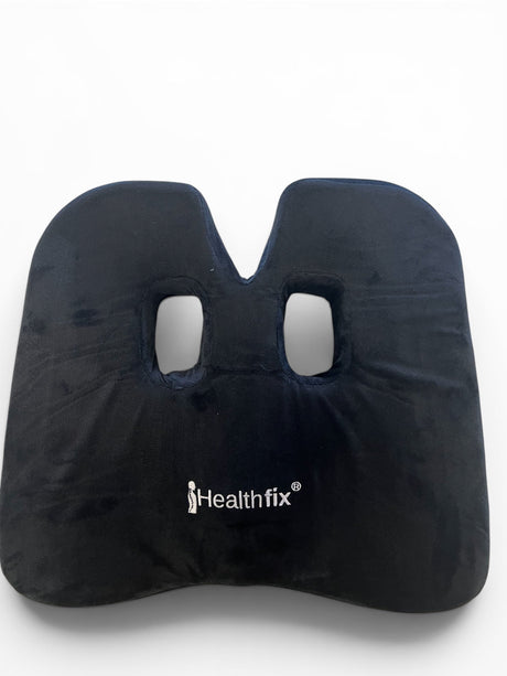 ErgoCurve – ergonomisk siddepude til skåleformede bilsæder - Seniorpleje - Halebenspuder - Healthfix GmBh - SPL-Heal07 -  - Sort - 