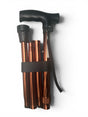 Foldbar stok i bronze –Let, justerbar og skridsikker vandrestok - Seniorpleje - Stokke - MOBIAK - MOK-0806523 -  - 