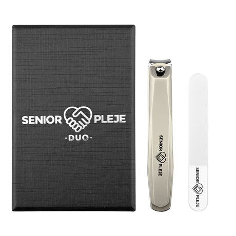 Negleklippersæt DUO - 360° Drejelig negleklipper & Fil. Nem & præcis neglepleje - Seniorpleje - Ergonomisk negleklipper - Yangjiang Diguang Hardware Products - YDH - 01 - 