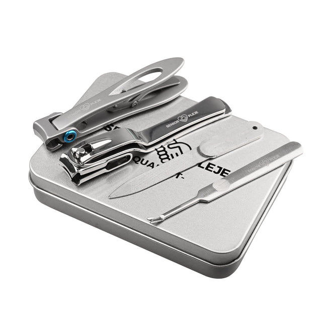 Negleklippersæt QUARTET - Professionelt 4 - i - 1 sæt. Ideelt til ekstra kraftige negle - Seniorpleje - Ergonomisk negleklipper - Yangjiang Diguang Hardware Products - YDH - 02 - 
