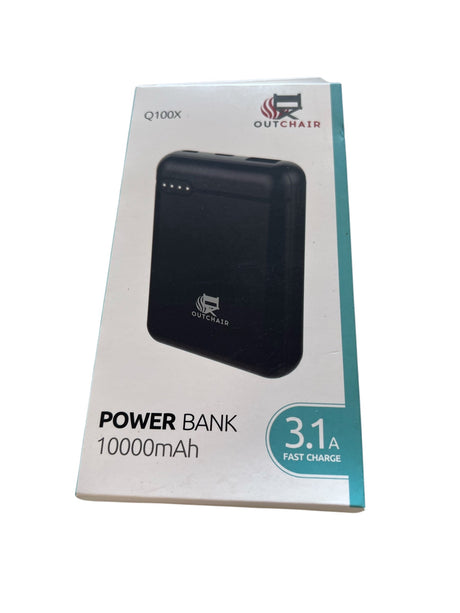 POWERBANK 3.1 - 10000 mAh fra OUTCHAIR (passer til HEAT SERIEN) - Seniorpleje - OUTCHAIR - OUT - Powerbank3.1A - 