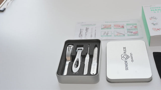 Nagelklippsset QUARTET – professionellt 4-i-1-set