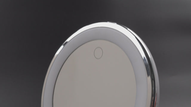 Sminkspegel med 10x förstoring & LED-ljus