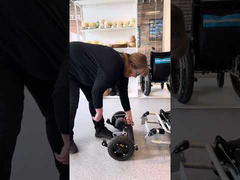 "SplitRider" - Foldable electric wheelchair - Easy & Handy. Can be split into 2 parts. DEMO MODEL!