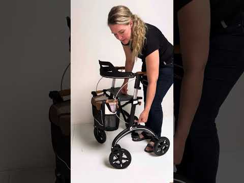 SALJOL lyxrollator i kolfiber – 5,8 kg