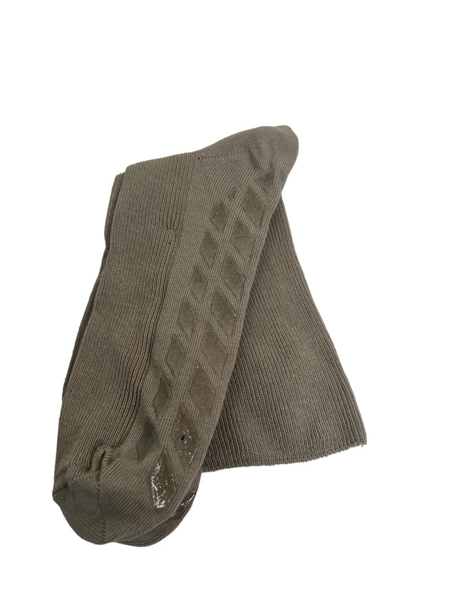 Skridsikre ABS strømper uden kant-elastik. Super kvalitet. (36-46). BEIGE/SAND - Seniorpleje - Strømper - Seniorpleje - RAISOCAMZ-24 - 36-38 - -
