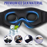 Sovemaske med indbygget Bluetooth -Spil musik mens du sover. Trådløs & justerbar. 3 farver - Seniorpleje - sovemaske - Seniorpleje - SPL-Light01 - Sort - -