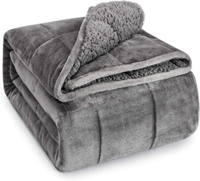 Tyngdetæppe - Blød og vamset. 7 kg. (135 x200) Få en rolig nattesøvn! - Seniorpleje - Tyngdedyne - Seniorpleje - SPL-WOLT01 -  - Sort - 