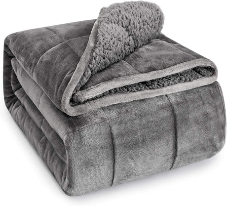 Tyngdetæppe - Blød og vamset. 7 kg. (135 x200) Få en rolig nattesøvn! - Seniorpleje - Tyngdedyne - Seniorpleje - SPL-WOLT01 -  - Sort - 