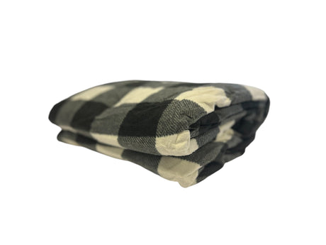 XL - Poncho i Blød Babyfleece - Multifunktionelt Poncho og Tæppe i Én - Seniorpleje - Poncho - Seniorpleje - SPL - SIV03 - GRÅ - 