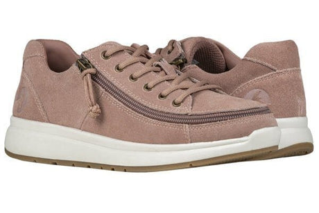 “BILLY - Beige Comfort”. Blød og smuk luksus ruskindssko med lynlås. Damemodel - Seniorpleje - Sko med lynlås - Seniorpleje - BW20101-260(36.5) - 36.5 - -