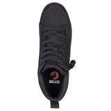 BILLY- “BLACK SNEAKER”- Klassisk, smart lynlåssko (Dame/Women, BRED model) - Seniorpleje - Sko med lynlås - Seniorpleje - BW22135-003(WDR36.5) - 36.5 BRED - -