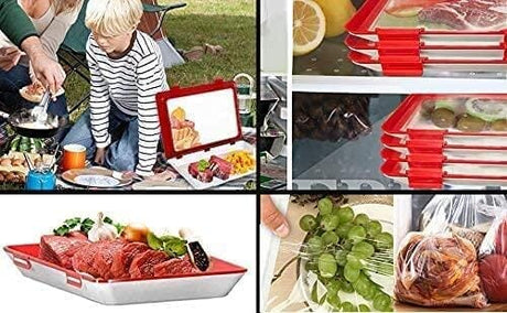 CLEVER TRAY - Smart bakke med genanvendelig folie. Mikroovn & Frostsikker ❄️ - Seniorpleje - Seniorpleje - SPLHOU-01 - - -