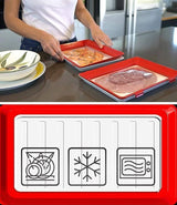 CLEVER TRAY - Smart bakke med genanvendelig folie. Mikroovn & Frostsikker ❄️ - Seniorpleje - Seniorpleje - SPLHOU-01 - - -