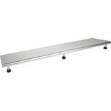 Dørtrinsrampe med smart skridsikker overflade. Højdejusterbar højde (3-7 cm), - Seniorpleje - Aluminiumsramper - Mobilex - MBX-DS2176 - - -