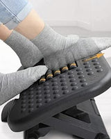 Ergonomisk fodstøtte med massagerulle -med let justerbare vinkler. 44 x 33 cm - Seniorpleje - Fodstøtte - Seniorpleje - HUANAMZ-03 - - -
