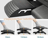 Ergonomisk fodstøtte med massagerulle -med let justerbare vinkler. 44 x 33 cm - Seniorpleje - Fodstøtte - Seniorpleje - HUANAMZ-03 - - -
