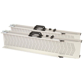 Foldbar teleskoprampe. Letvægts model, flot og skridsikker. 4 størrelser. - Seniorpleje - Teleskopramper - Mobilex - MBX-TM-055 - 26 cm -55 cm -