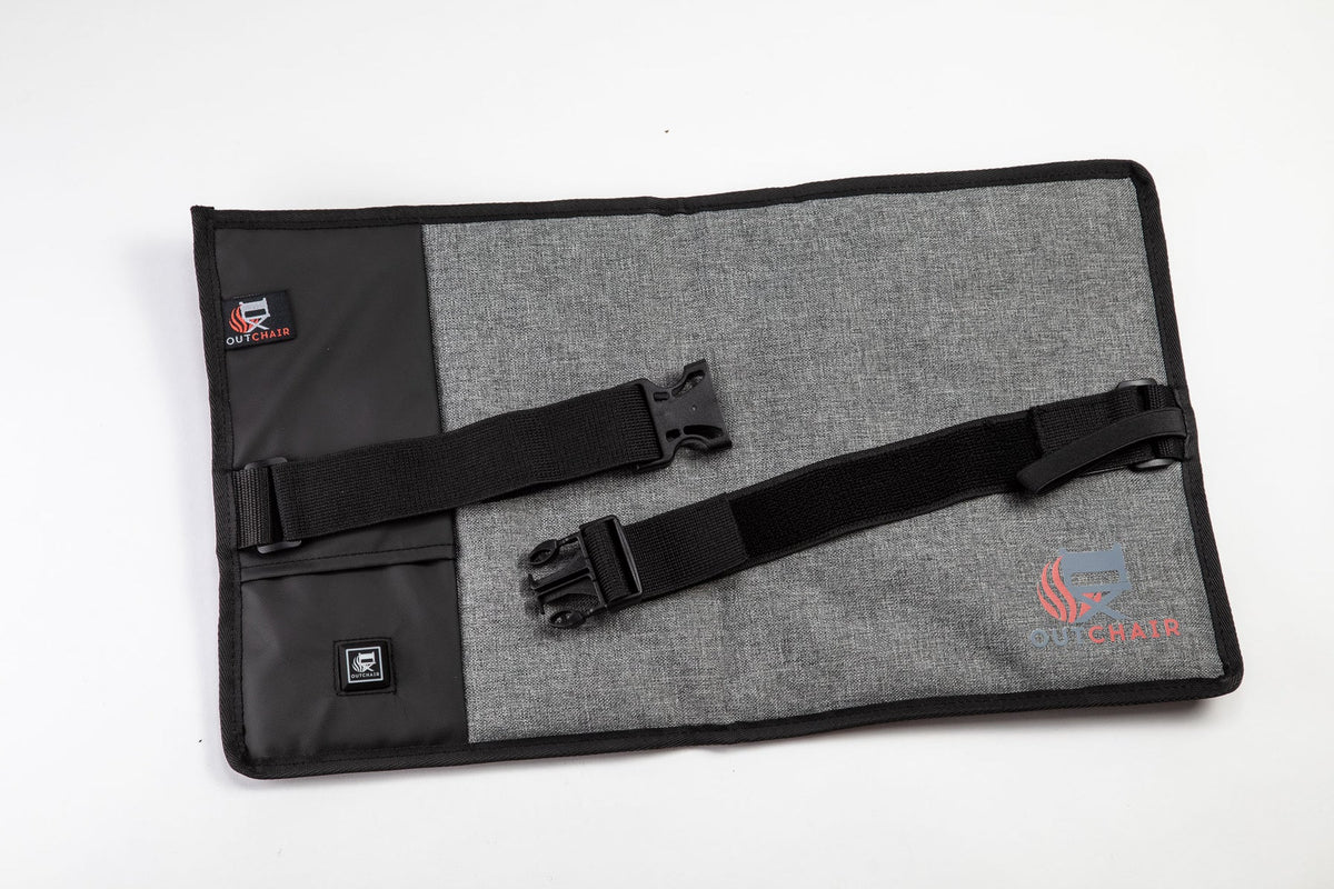 ”Heat Pad Pro” - Genopladelig & varmende multi-pad. Ideel til rollator og kørestolsbruger - Seniorpleje - lændevarmer - OUTCHAIR - OUT-5002 - - -