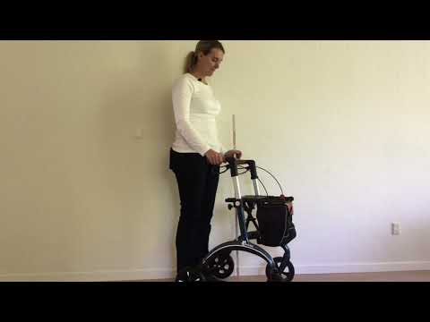 SALJOL lyxrollator i kolfiber – 5,8 kg