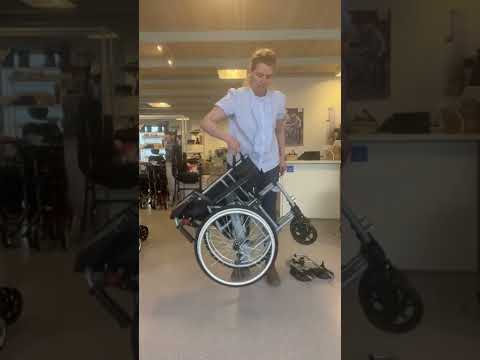 "ACTIVE ICON35" - ULTRA lightweight travel wheelchair. Smart & foldable. Only 9 kg!