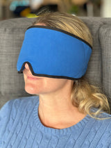 Kølende gelemaske (migræne) - justerbar omkreds m. Velkro. Blød og lækkert fleece. - Seniorpleje - Kølemaske - Seniorpleje - SPL-hil01 - - -