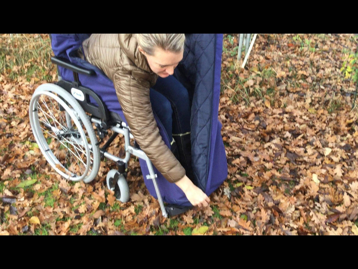 Kørestolspose i varm mikrofiber - se vores lækre letvægts model. 4 størrelser. Faconsyet! - Seniorpleje - Termoposer - Orgaterm - OGT-2413 - Small, Size 3 -Navy/mørkeblå -
