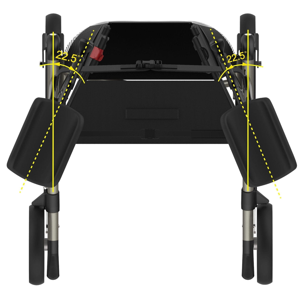 Navigator Air Outdoor - med smarte justerbare armstøtter (2 forskellige vinkler) - Seniorpleje - Udendørs rollatorer - Rehasense - RHS-NACHL600 - - -