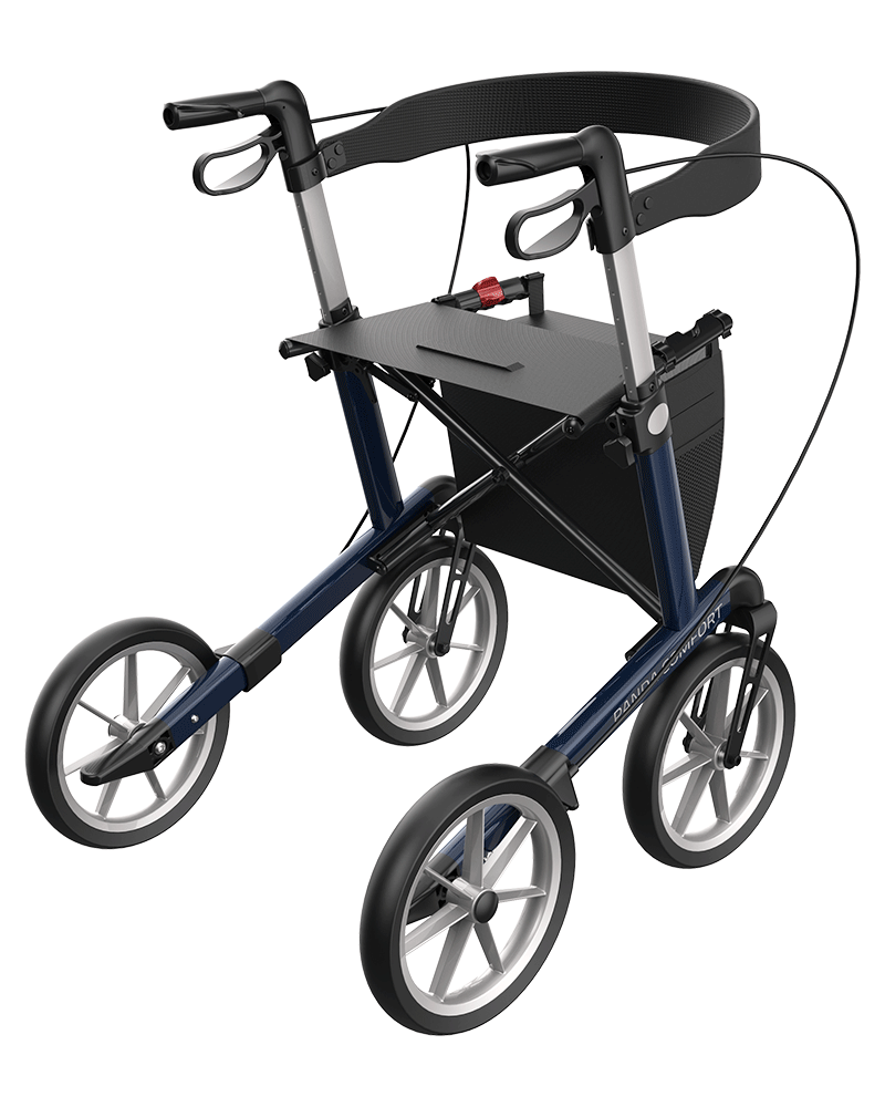 Panda Comfort rollator - Luksus rollator til eventyr og ujævnt terræn" NYHED! - Seniorpleje - Udendørs rollator - Seniorpleje - MBX-312601 - - -