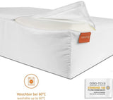 Skråpude/ kilepude til elevering af hoved, krop & ben. 15x45x90 cm. Allergivenlig - Seniorpleje - Skråpuder - Seniorpleje - SLEEPAMZ-02 - - -