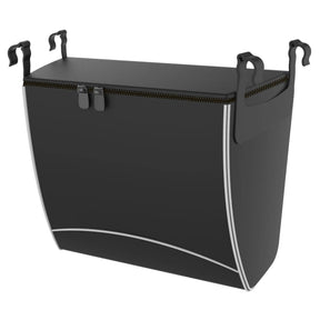 Sort indkøbstaske, vandtæt, med lynlås. Passer til HD/Wide rollator str MEDIUM - Seniorpleje - Tilbehør Rehasense - Rehasense - RHS-ACR01039 - - -
