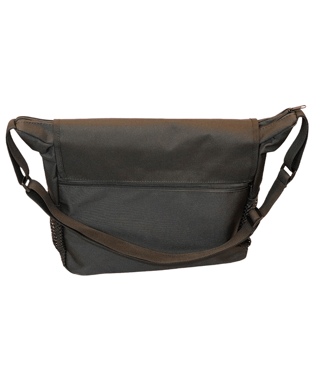 Sort kørestolstaske 35x31x12 cm - Praktisk og klassisk skuldertaske til din kørestol - Seniorpleje - Kørestolstaske - Mobilex - MBX-279052 - - -