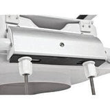 Toiletforhøjer med låg og smarte klapbare armlæn, højde 10cm. Luksus model - Seniorpleje - Toiletforhøjere - Mobilex - MBX-301702 - - -