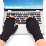 Varmende handsker med kompression & kobber - Unisex med grip. 2 modeller - Seniorpleje - Kompressionshandsker - Seniorpleje - SPL-Drart04 - KORT - SMALL - -