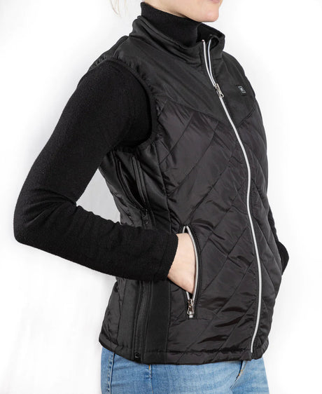 "WARM ME" Opvarmelig vest til Kvinder - Trådløs varme og stilfuld komfort, inkl powerbank - Seniorpleje - overtøj - OUTCHAIR - OUT-8001 - S/M - -